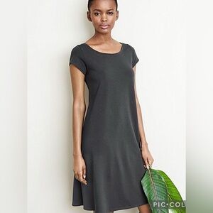 Eileen Fisher T Shirt Dress Organic Cotton Size XS